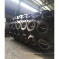 yokohama pneumatic rubber fender for mooring & lightering with tyre and chain net